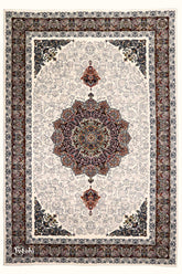 Bahar Machine-made Rug | Floral | Cream