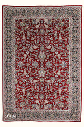 Bahar Machine-made Rug | Floral | Red