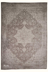 Bahar Machine-made Rug | Vintage | Grey