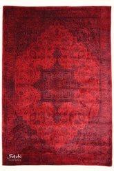 Bahar Machine-made Rug | Vintage | Red