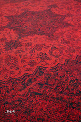 Bahar Machine-made Rug | Vintage | Red