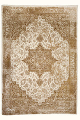 Bahar Machine-made Rug | Vintage | Yellow