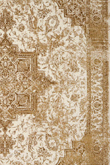 Bahar Machine-made Rug | Vintage | Yellow