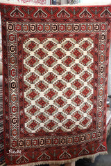 Handmade Persian Turkmen Rug | FT 4683