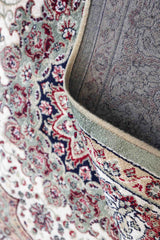 Isfahan Machine-made Rug | Green | 414-301110
