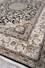 Hasht Behesht Machine-made Rug | Dark Blue | Ryka B
