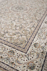 Hasht Behesht Machine-made Rug | Khaki | Shahpasand B