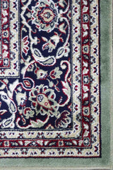 Isfahan Machine-made Rug | Green | 5525-301110