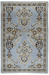 Dorna Machine-made Rug | Baby Blue | 3243