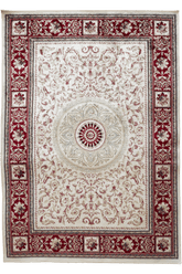 Isfahan Machine-made Rug | Cream | 182-301440