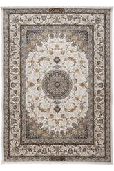 Hasht Behesht Machine-made Rug | Cream | Ryka B