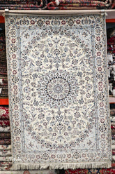 Handmade Persian Nain Rug | FT 4641