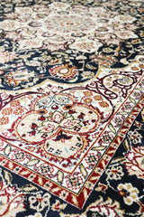 Silk Touch Machine-made Rug | Navy | 20360A