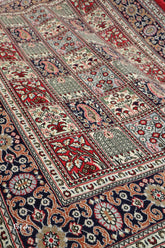 Handmade Persian Qom Rug | F 3128
