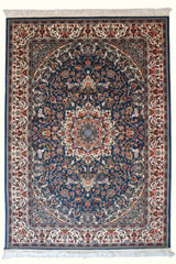 Parnian Machine-made Rug | 1000 Reeds | Sahebgh | Carbon Blue