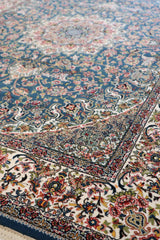 Parnian Machine-made Rug | 1000 Reeds | Sahebgh | Carbon Blue
