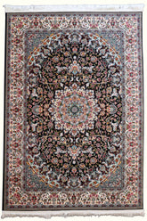 Parnian Machine-made Rug | 1000 Reeds | Sahebgh | Dark Blue