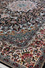 Parnian Machine-made Rug | 1000 Reeds | Sahebgh | Dark Blue