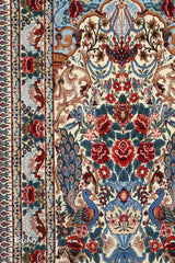 Handmade Superfine Persian Isfahan Rug (Signed by Seirafian)