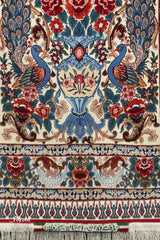 Handmade Superfine Persian Isfahan Rug (Signed by Seirafian)