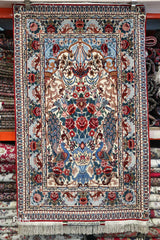 Handmade Superfine Persian Isfahan Rug (Signed by Seirafian)
