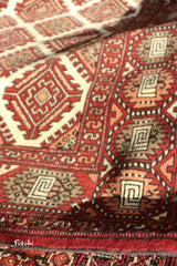 Handmade Persian Turkmen Rug | FT 4679