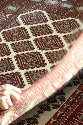 Handmade Persian Turkmen Rug | FT 4679