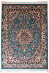 Parnian Machine-made Rug | 1000 Reeds | Vaghar | Blue