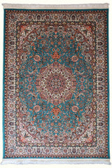 Parnian Machine-made Rug | 1000 Reeds | Vaghar | Blue
