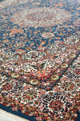 Parnian Machine-made Rug | 1000 Reeds | Vaghar | Carbon Blue