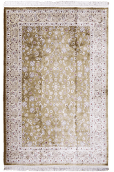 Superfine Bamboo Silk Machine-made Rug | Cream | 14576A