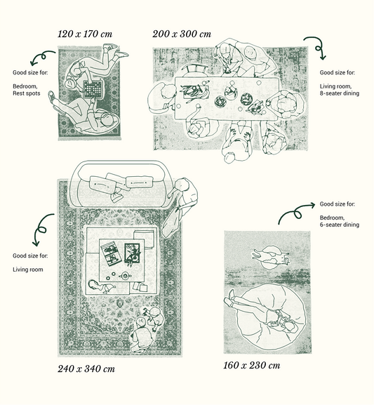 How to Choose the Right Rug Size for Your Home in Singapore