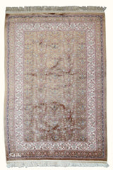 Superfine Bamboo Silk Machine-made Rug | Cream | 14580B