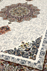 Bahar Machine-made Rug | Floral | Cream