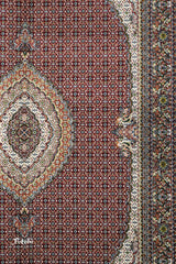 Bahar Machine-made Rug | Mahi | Red