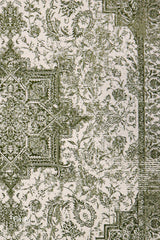 Bahar Machine-made Rug | Vintage | Green
