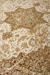 Bahar Machine-made Rug | Vintage | Yellow