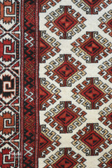Handmade Persian Turkmen Rug | FT 4683