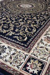Isfahan Machine-made Rug | Blue | 182-301330