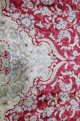 Superfine Bamboo Silk Machine-made Rug | Red | 14579A