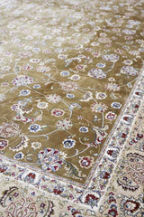 Superfine Bamboo Silk Machine-made Rug | Cream | 14576A