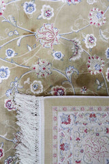 Superfine Bamboo Silk Machine-made Rug | Cream | 14576A