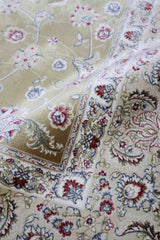 Superfine Bamboo Silk Machine-made Rug | Cream | 14576A