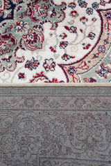Isfahan Machine-made Rug | Green | 414-301110