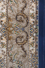 Hasht Behesht Machine-made Rug | Blue Atlasi | Manoosh B