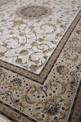 Hasht Behesht Machine-made Rug | Cream | Shahpasand B