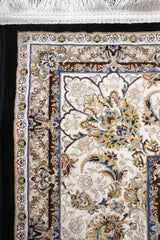 Hasht Behesht Machine-made Rug | Dark Blue | Ryka B