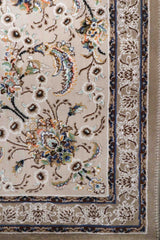 Hasht Behesht Machine-made Rug | Khaki | Shahpasand B