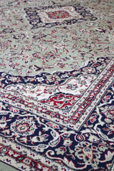 Isfahan Machine-made Rug | Green | 5525-301110