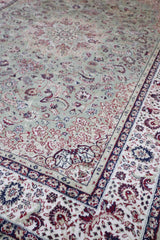 Isfahan Machine-made Rug | Green | 144-301110